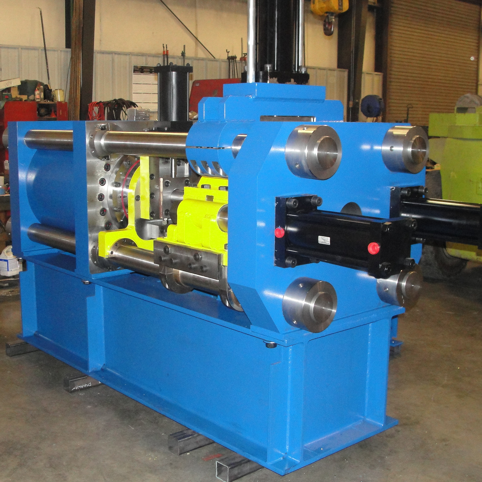 Extrusion press constructed at Dunaway, Inc.